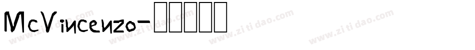 McVincenzo字体转换