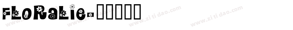FLORALIE字体转换
