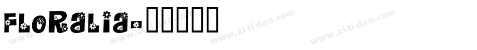 Floralia字体转换