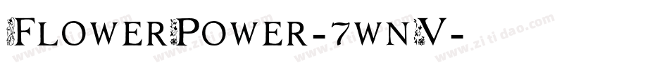 FlowerPower-7wnV字体转换