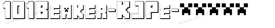 101Beaker-KJPe字体转换