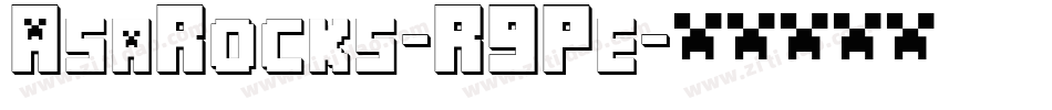 AsaRocks-R9Pe字体转换