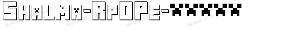 Shalma-Rp0Pe字体转换