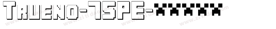 Trueno-75PE字体转换