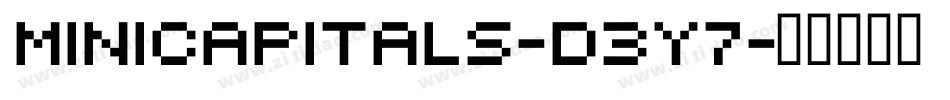 MiniCapitals-d3y7字体转换