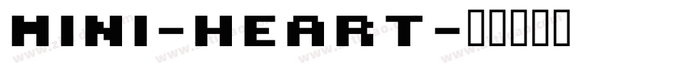 Mini-Heart字体转换