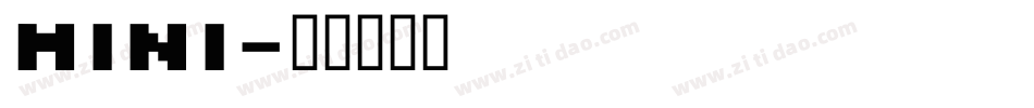 Mini字体转换