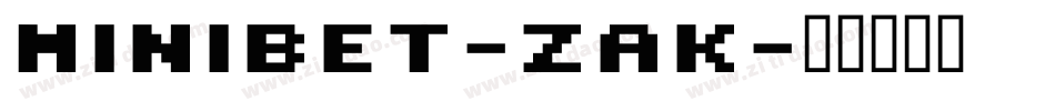Minibet-ZAK字体转换