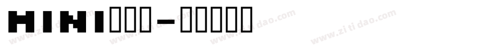 mini小奶牛字体转换