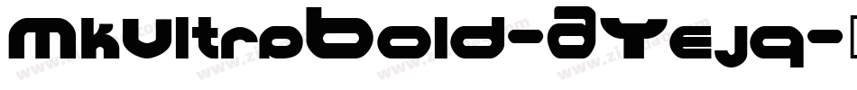 MkUltraBold-6Yejq字体转换