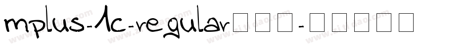 mplus-1c-regular转换器字体转换