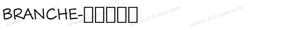 BRANCHE字体转换