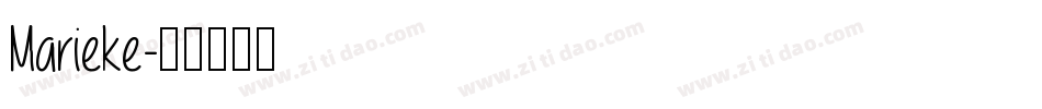 Marieke字体转换