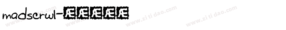 madscrwl字体转换