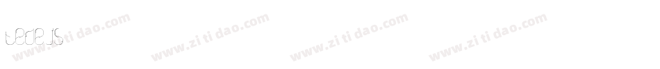 Tedeus字体转换