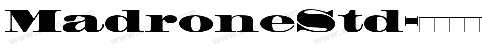 MadroneStd字体转换