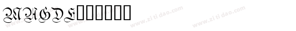 MAGDE字体转换