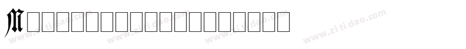 Magdelena字体转换