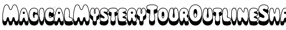 MagicalMysteryTourOutlineShadow-JGgn字体转换