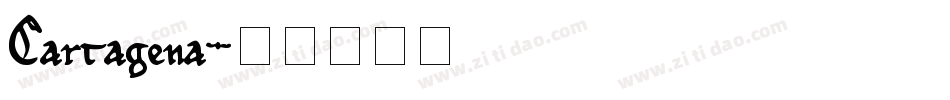 Cartagena字体转换