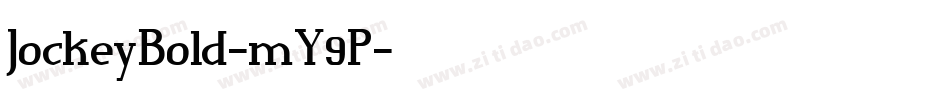 JockeyBold-mY9P字体转换