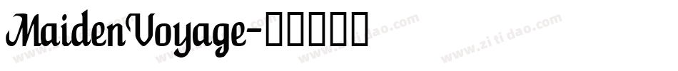MaidenVoyage字体转换