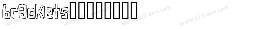 brackets字库字体转换