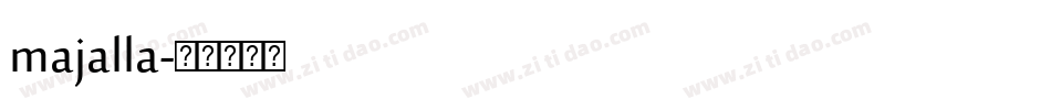 majalla字体转换