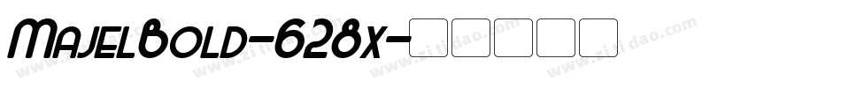 MajelBold-628x字体转换
