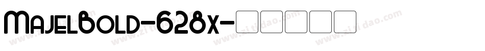 MajelBold-628x字体转换