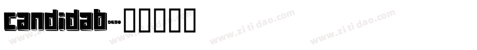 Candidab字体转换