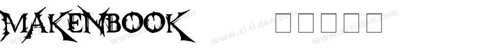 MakenBook-9890字体转换