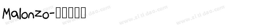 Malonzo字体转换