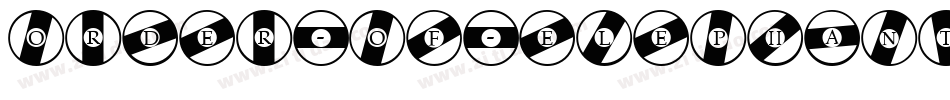 order-of-elephants字体转换