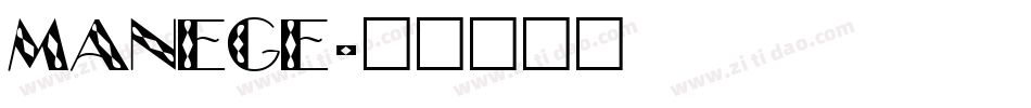 Manege字体转换