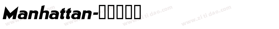 Manhattan字体转换