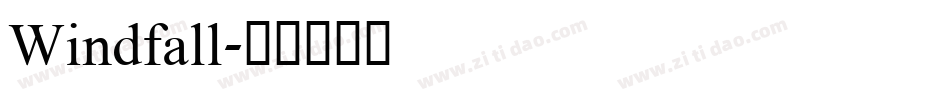 Windfall字体转换