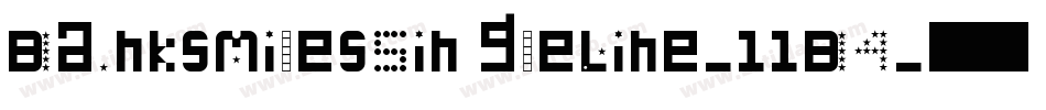 BanksMilesSingleLine-11B4字体转换
