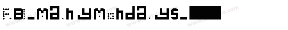 FB-ManyMondays字体转换
