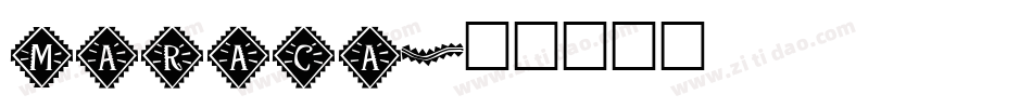 MARACA字体转换