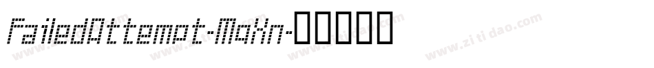 FailedAttempt-MqXn字体转换