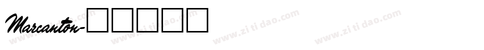 Marcanton字体转换