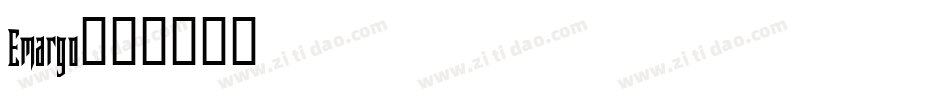 Emargo字体转换