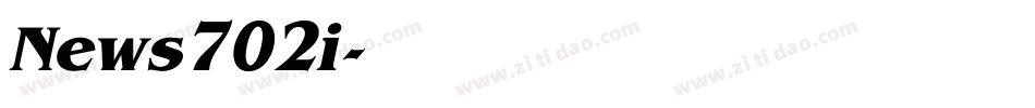 News702i字体转换