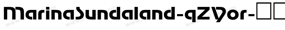 MarinaSundaland-qZYor字体转换