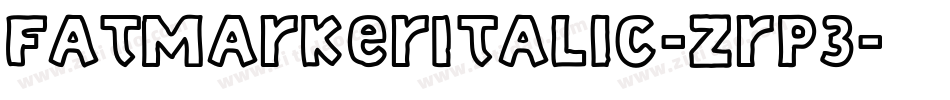 FatMarkerItalic-zrp3字体转换