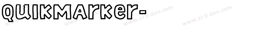 QuikMarker字体转换