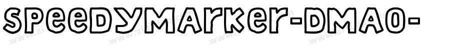 SpeedyMarker-Dma0字体转换