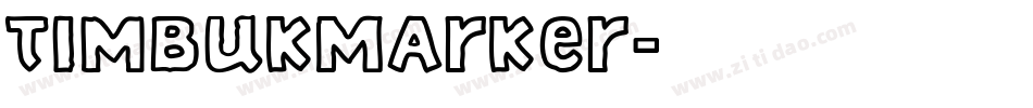 TimbukMarker字体转换