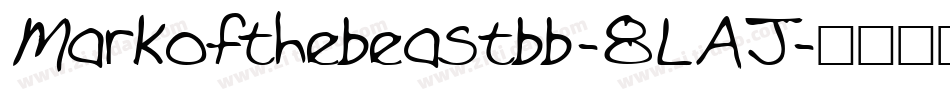 Markofthebeastbb-8LAJ字体转换